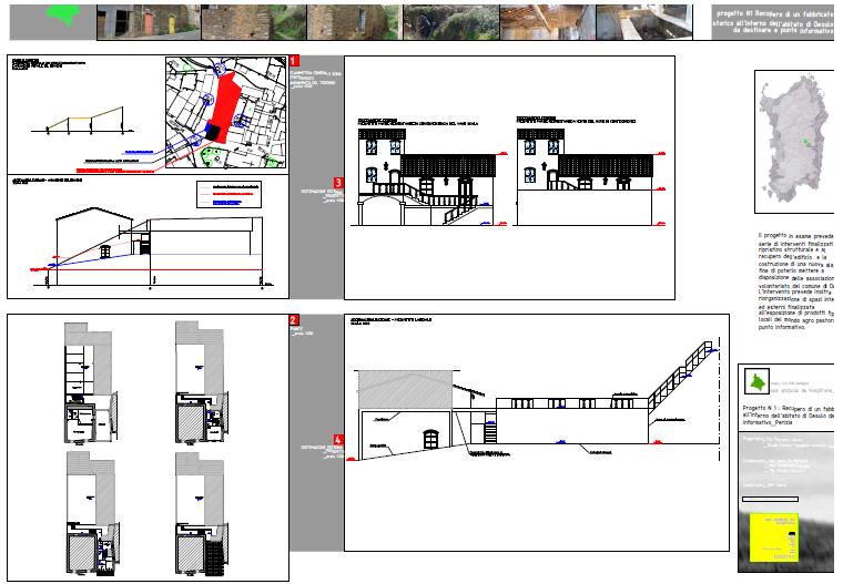 Edificio realizzato nel centro storico di Desulo